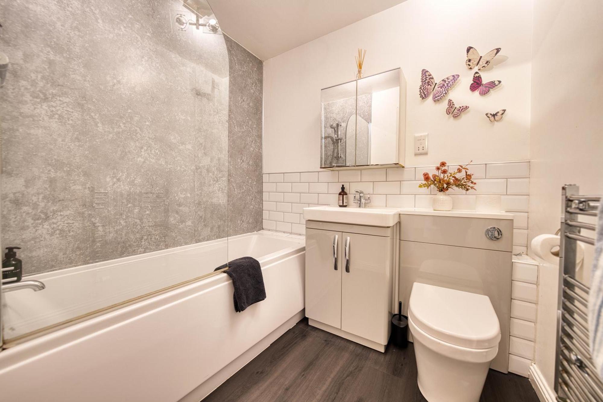 格拉斯哥Modern 2 Bed Flat With Free Parking公寓 外观 照片