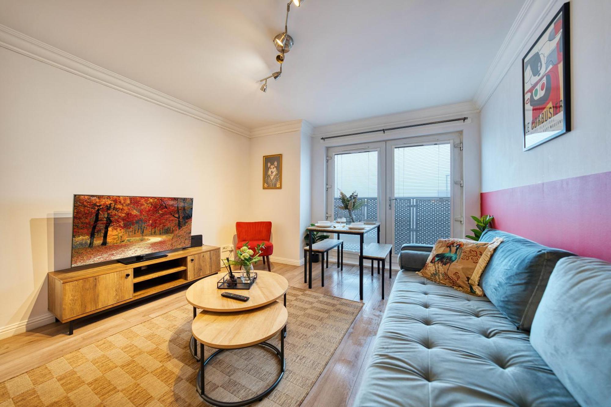 格拉斯哥Modern 2 Bed Flat With Free Parking公寓 外观 照片